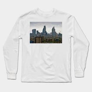 London Skyline Cityscape England Long Sleeve T-Shirt